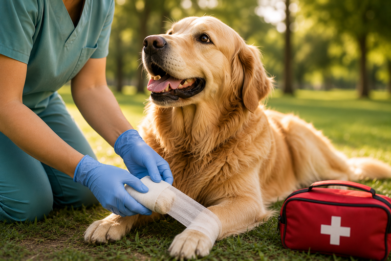 Primeros auxilios para perros